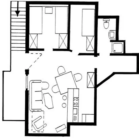 Apartment Seeblickappartement Dassau 4 - Og Rechts